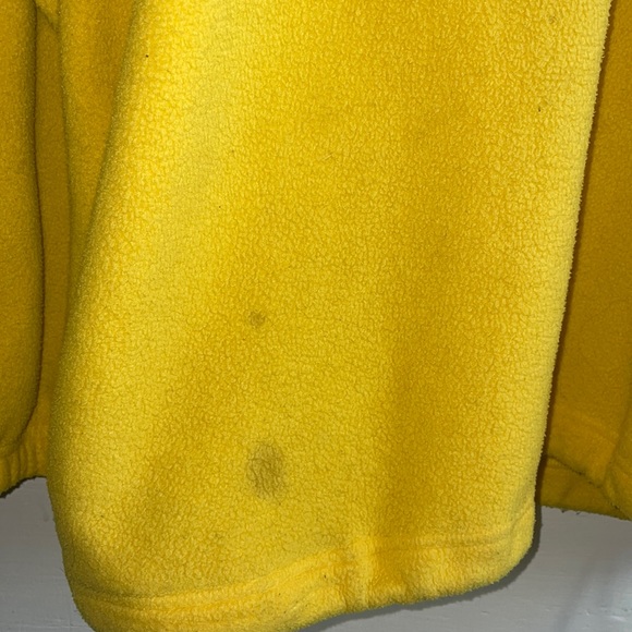 Vintage GANT USA Fleece Pullover Yellow Quarter Zip - Picture 7 of 8